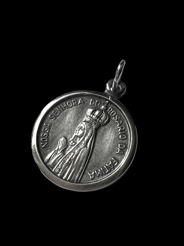 Medalha Nossa Sra. Rosário de Fátima em Prata