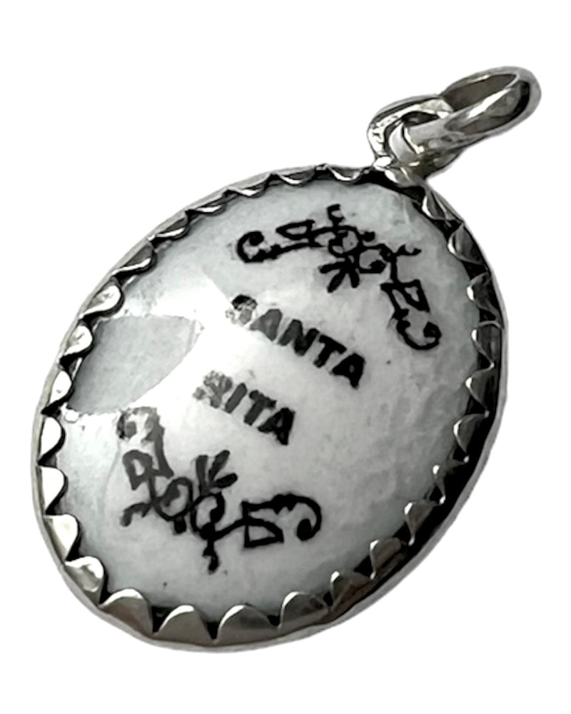 Medalha Santa Rita em Prata