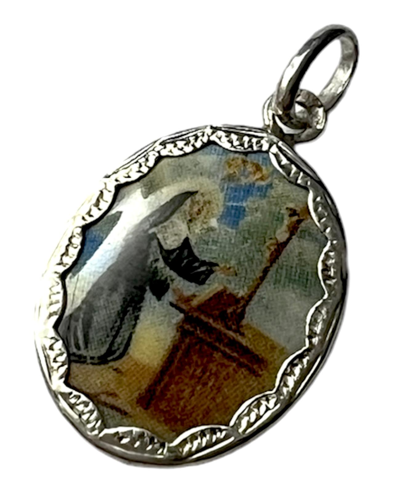 Medalha Santa Rita em Prata