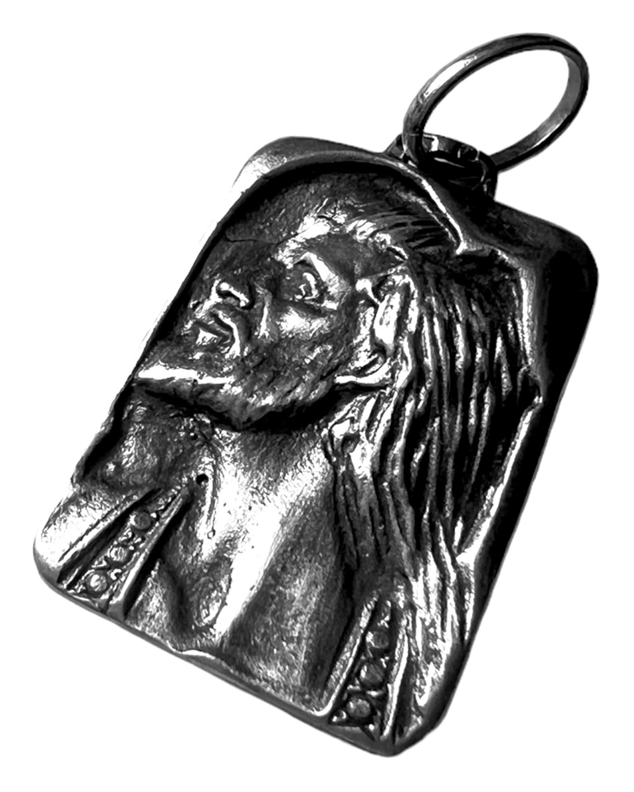 Medalha Imagem de Cristo em Prata