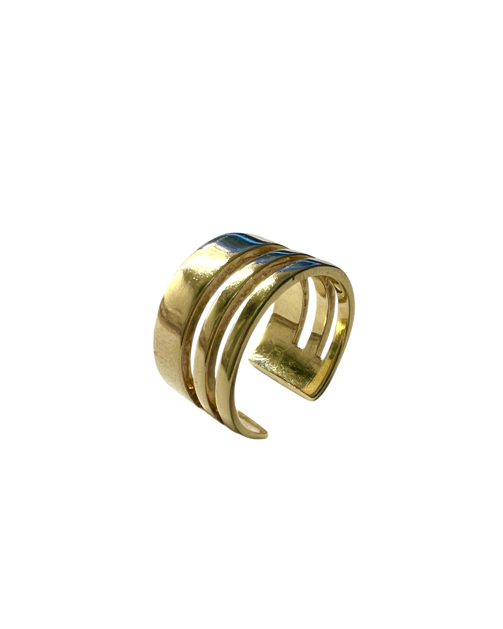 Gold Silver Open Ring