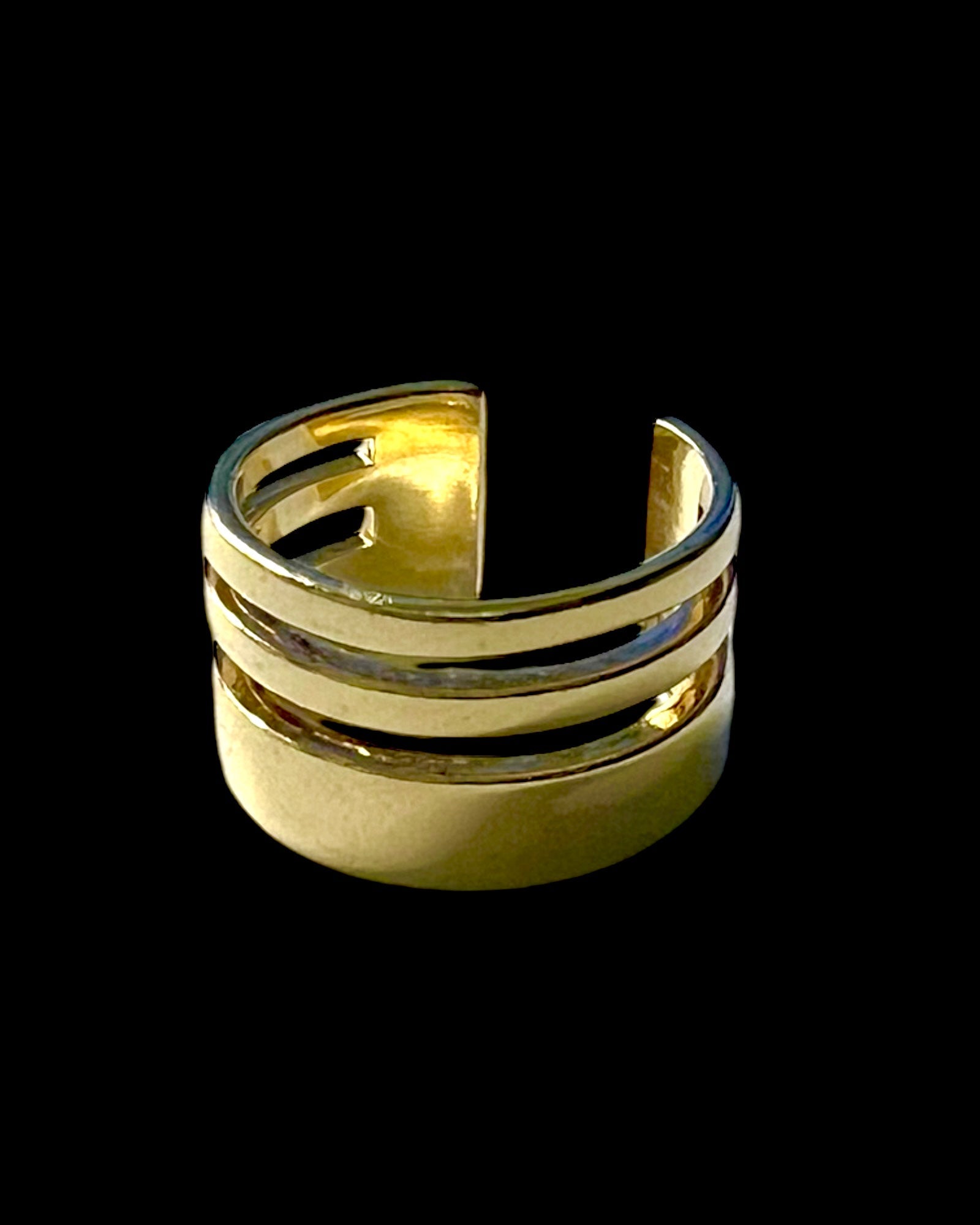 Gold Silver Open Ring