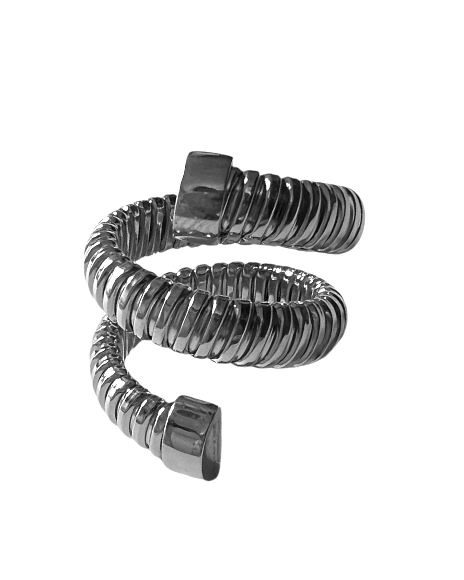 Silver Spiral Ring