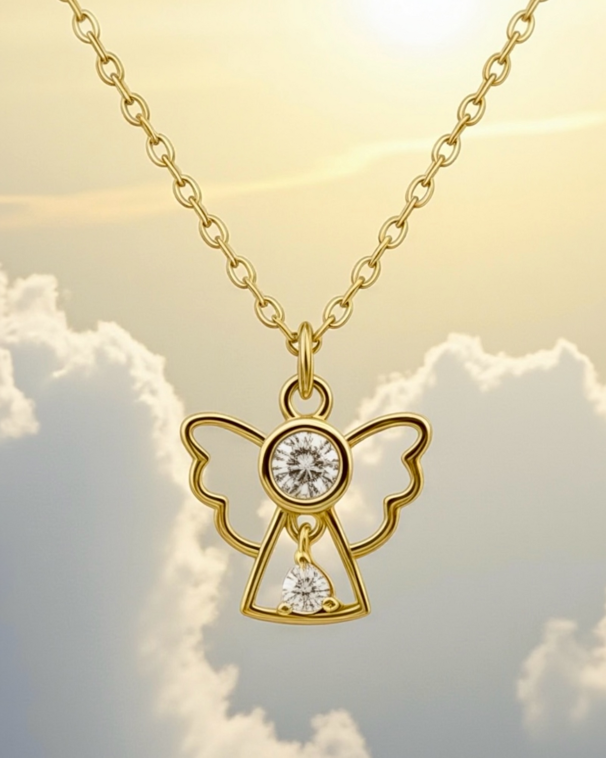 Colar Anjo em Prata