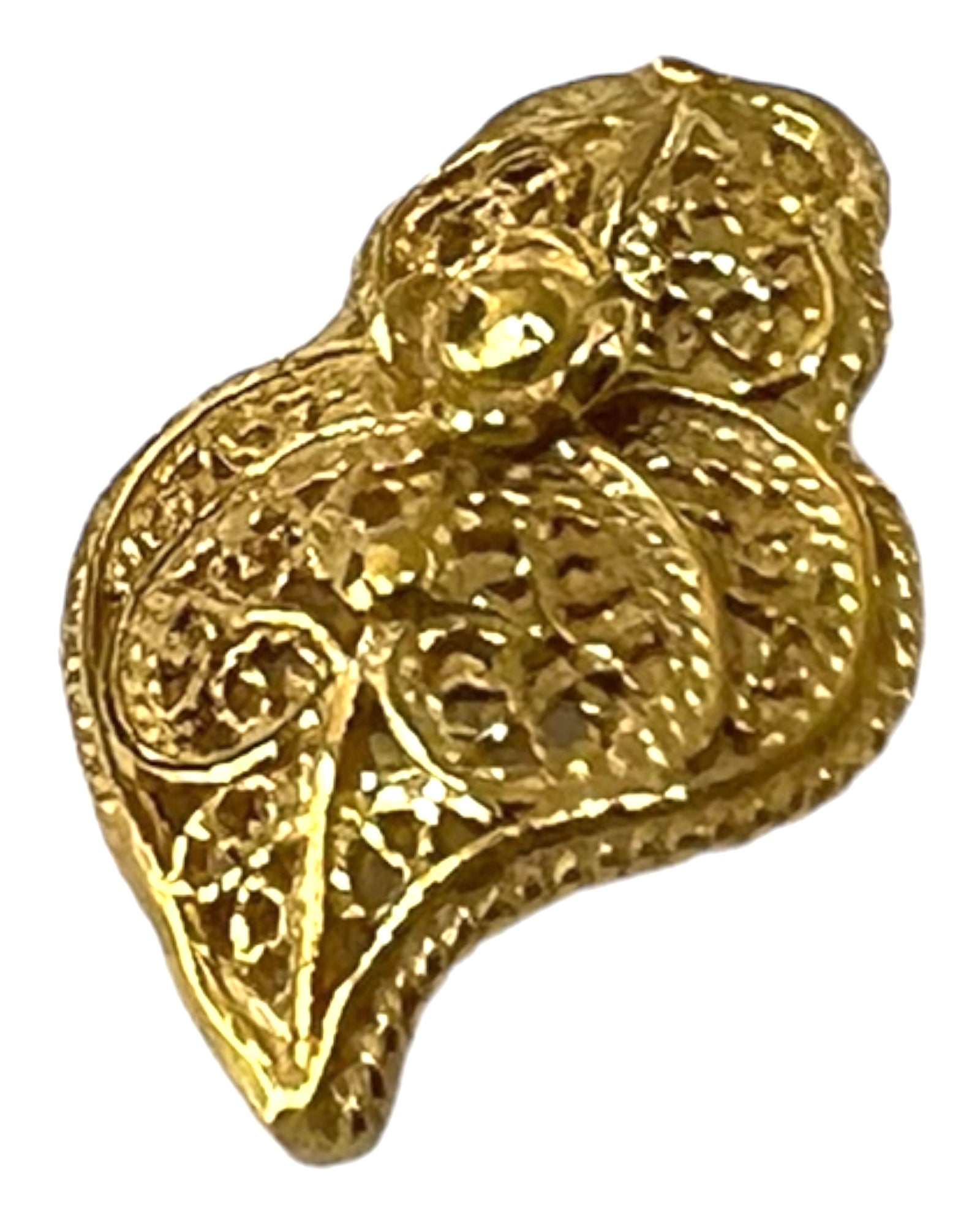 Heart of Viana Medal in Gold Plated Silver