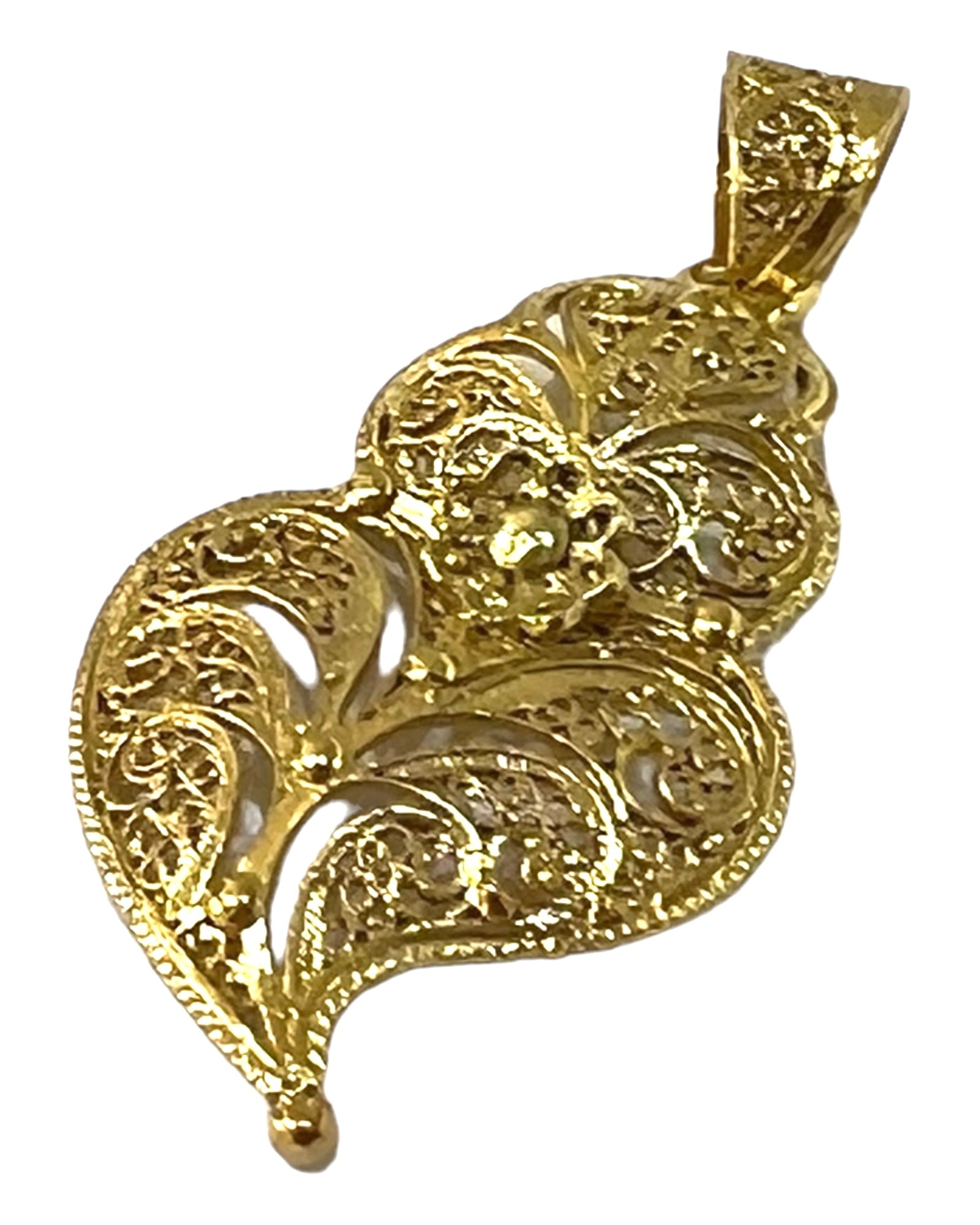 Heart of Viana Medal in Gold Plated Silver