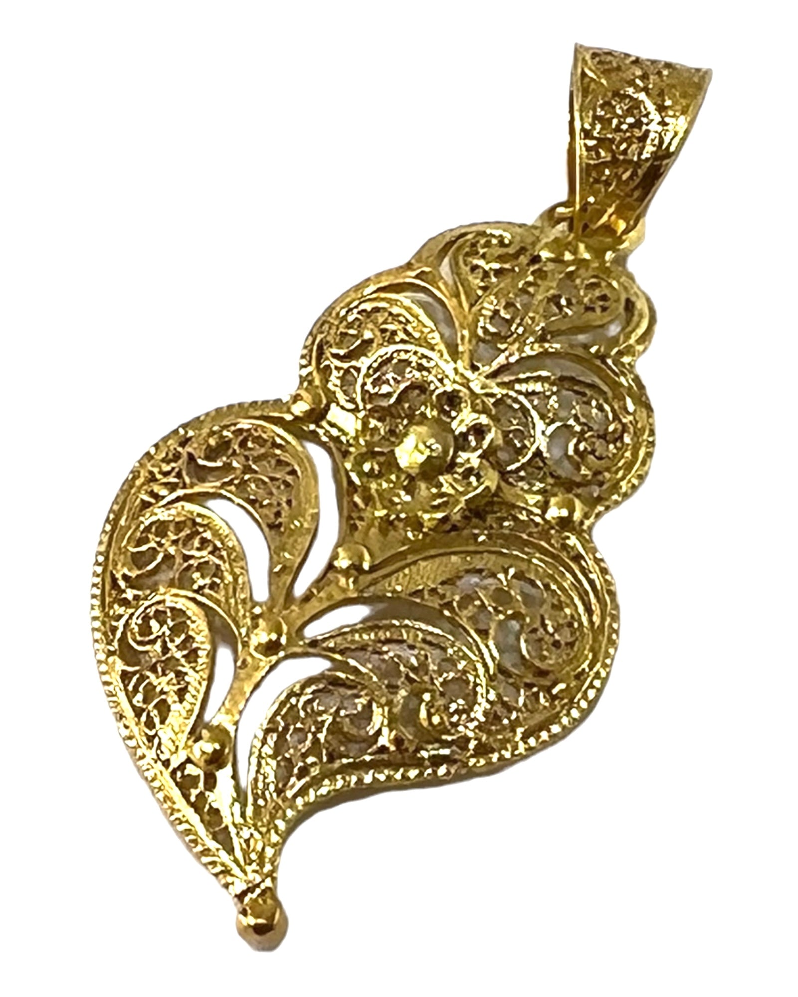 Heart of Viana Medal in Gold Plated Silver