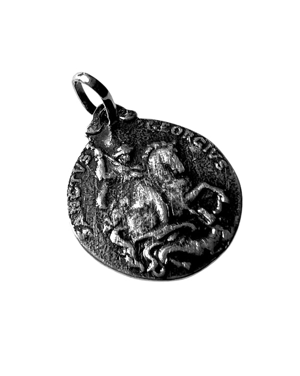 Medalha São Jorge em Prata