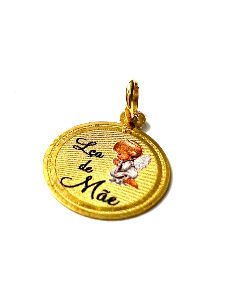 Medalha Lça de Mãe em Ouro 19kl