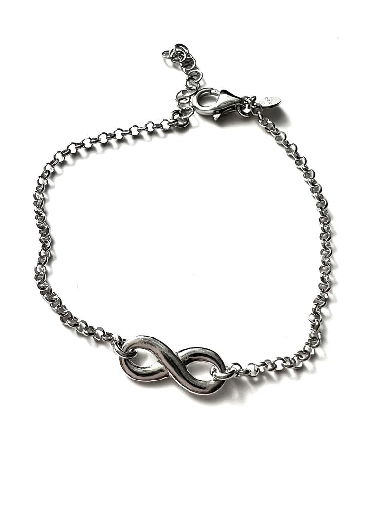 Pulseira Infinito em Prata