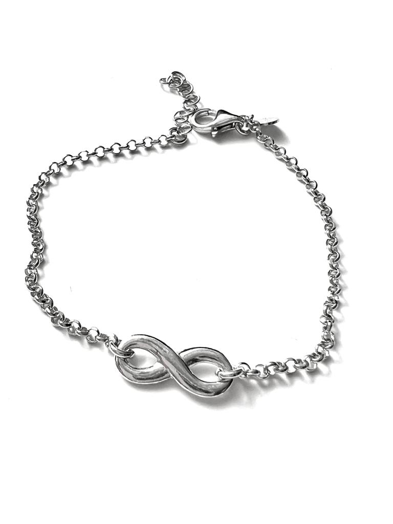 Pulseira Infinito em Prata