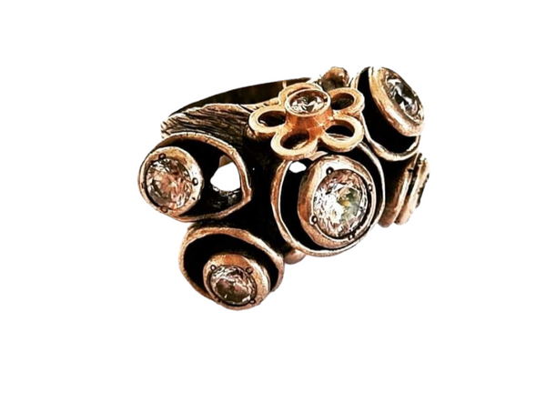 Ring with Flower