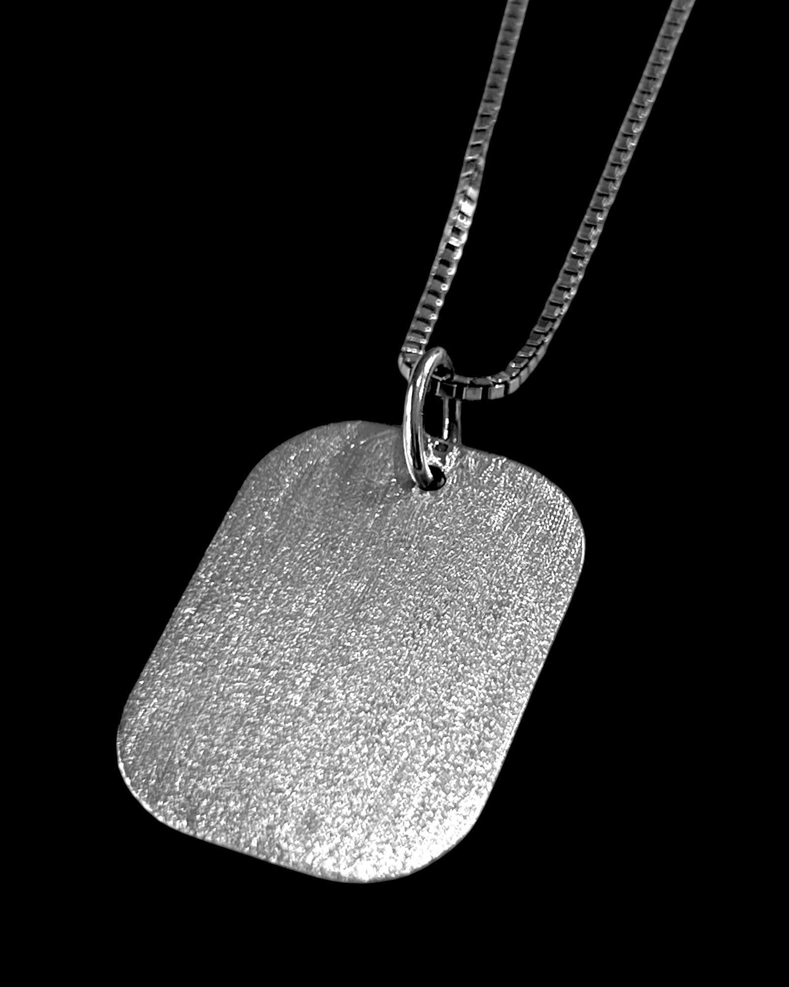 Silver Plate Medal Necklace