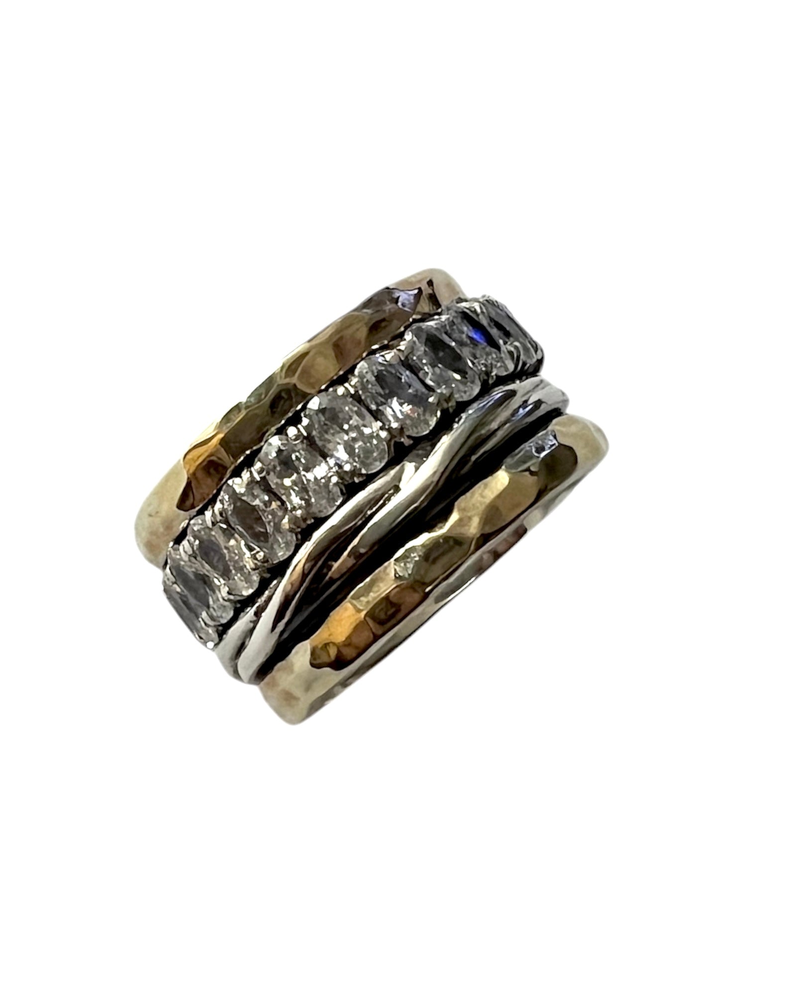 Anti-Stress Ring in Silver and Gold