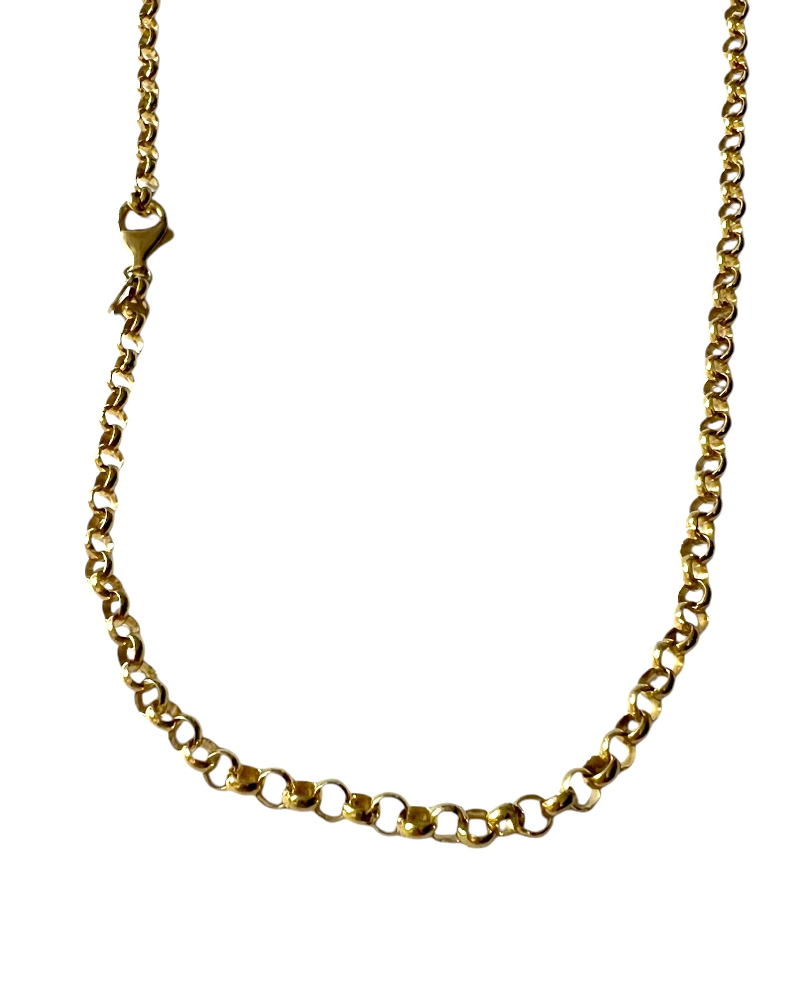 Gold Plated Silver Chain Necklace