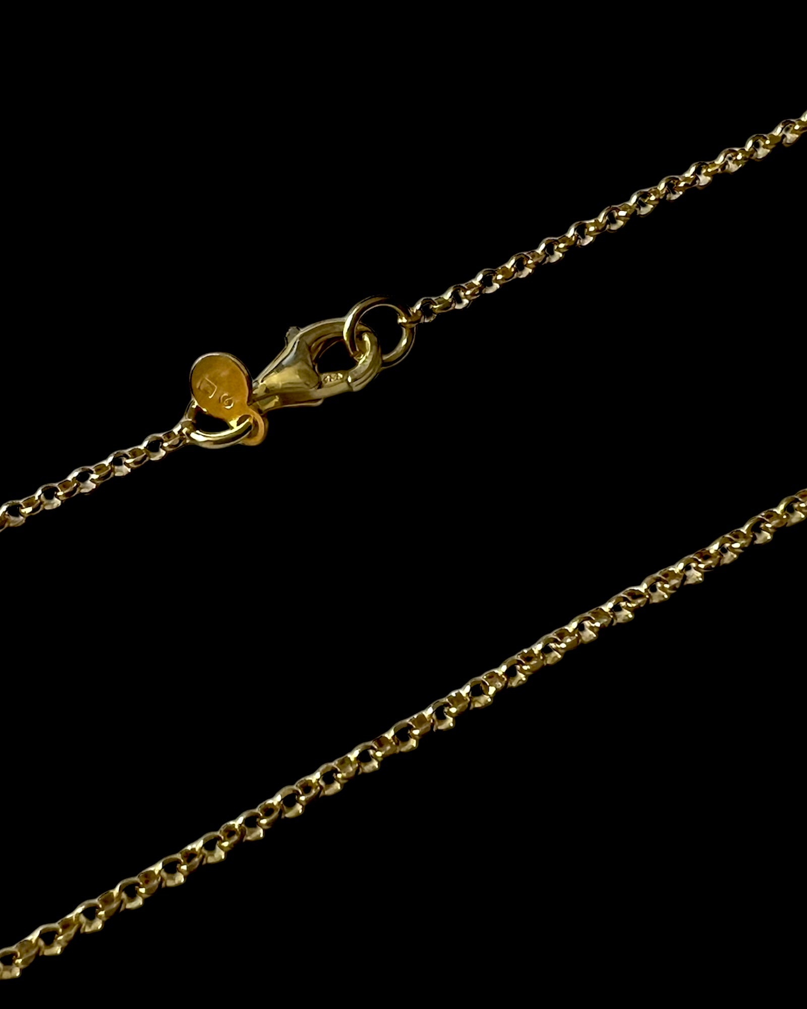 Gold Plated Silver Chain Necklace