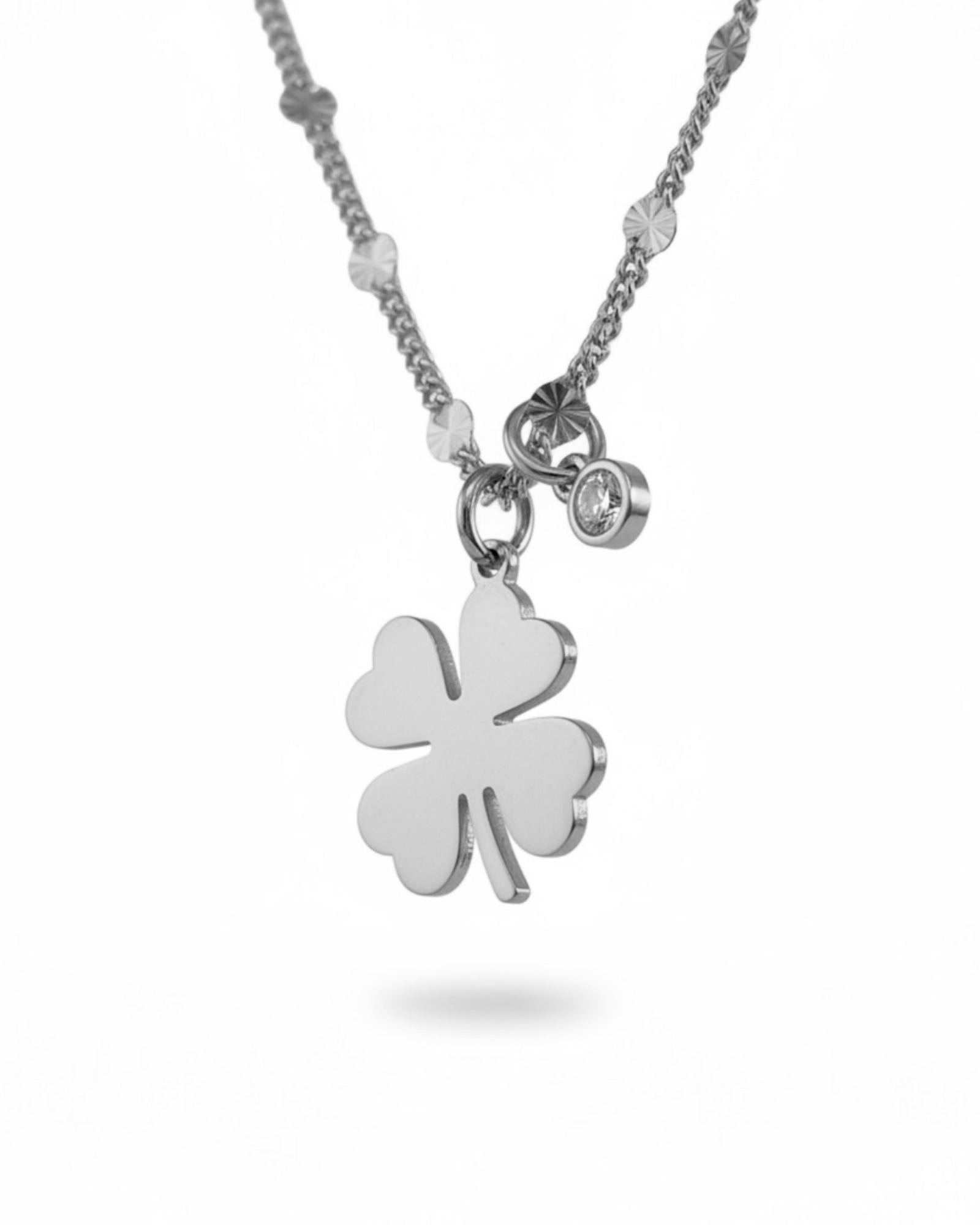 Colar Trevo em Prata