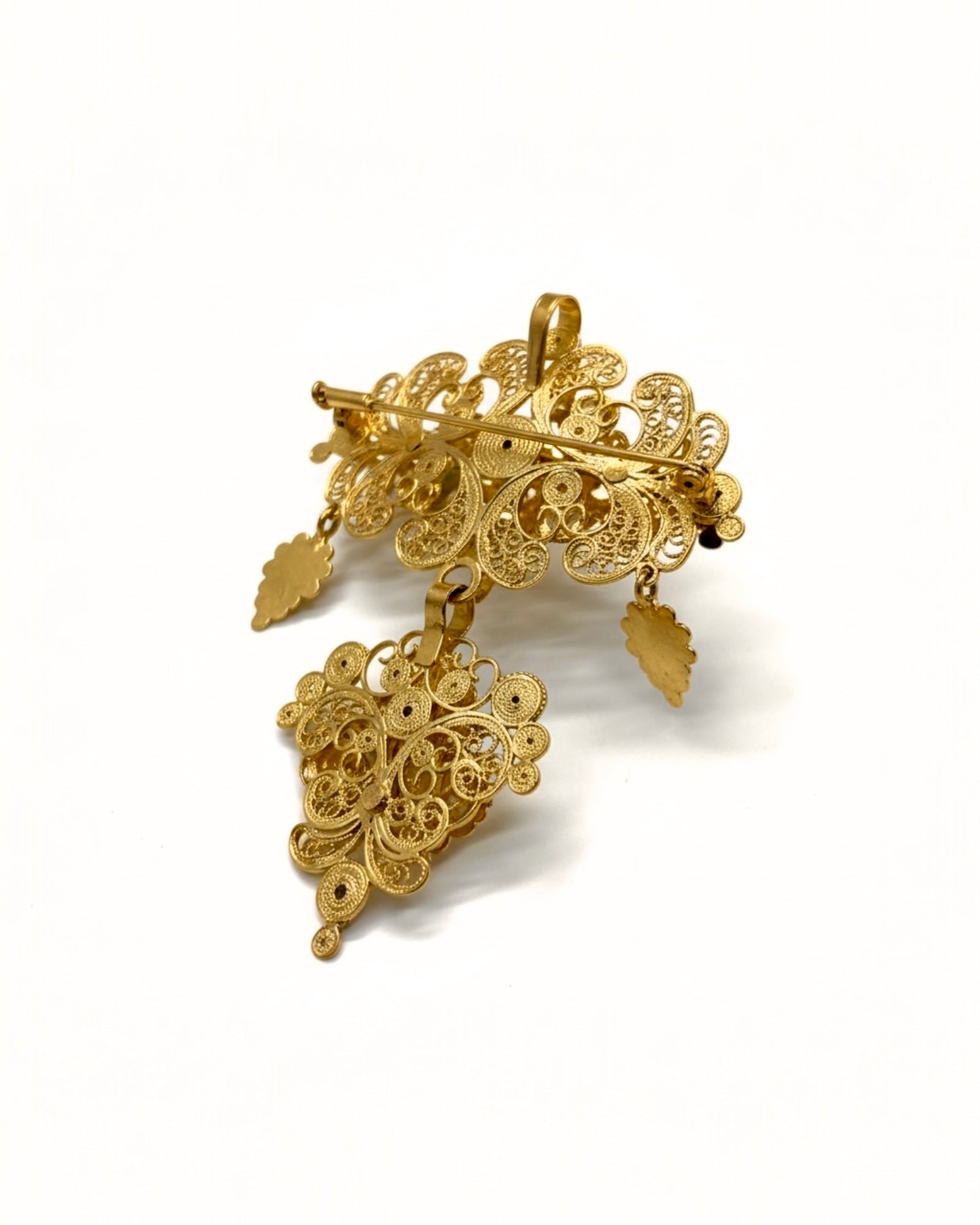 Medalha Laça em Prata Dourada