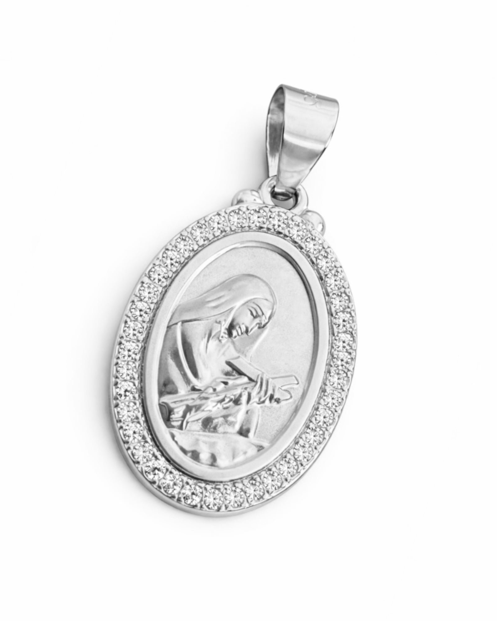 Medalha Santa Rita em Prata