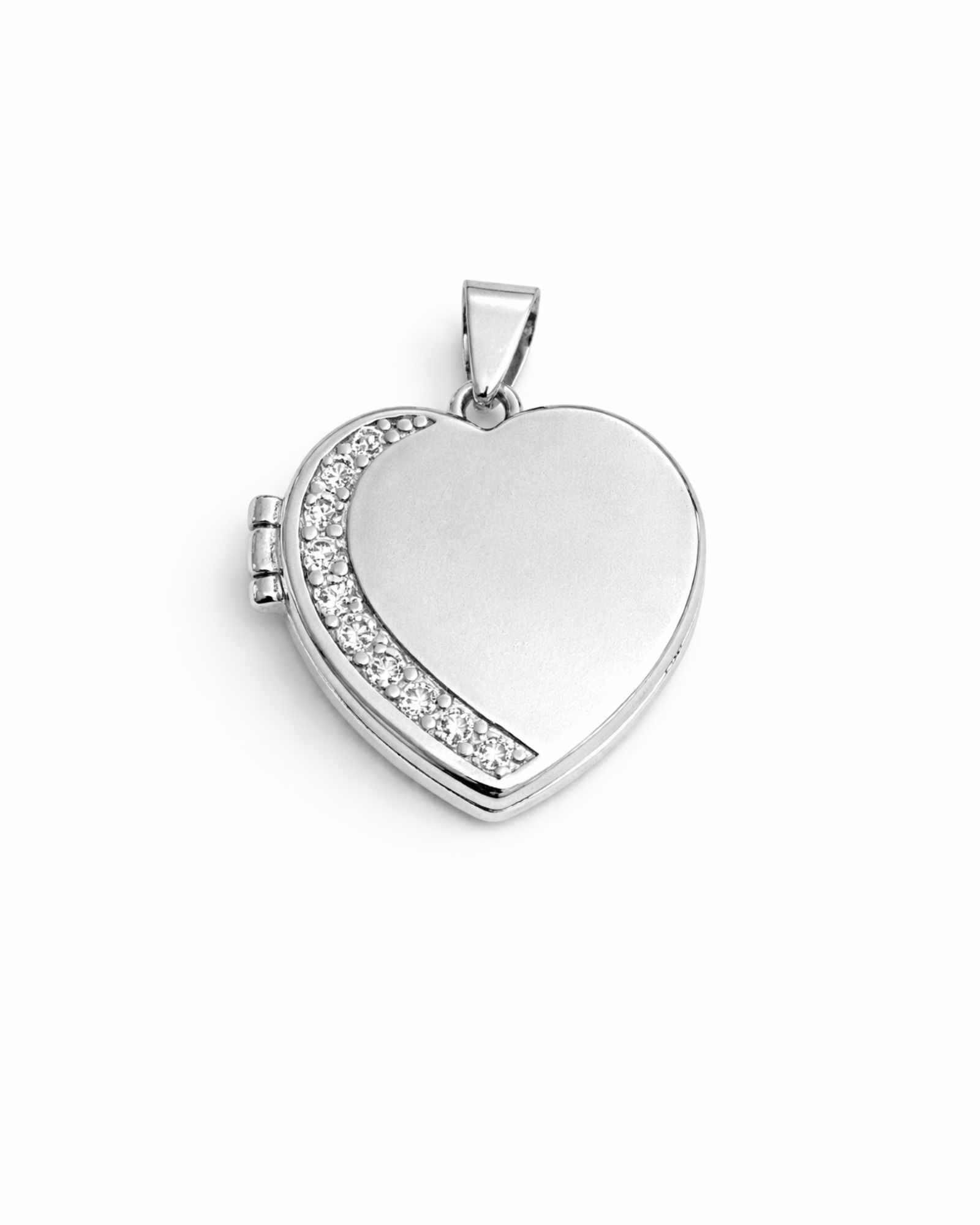 Heart-shaped silver medal