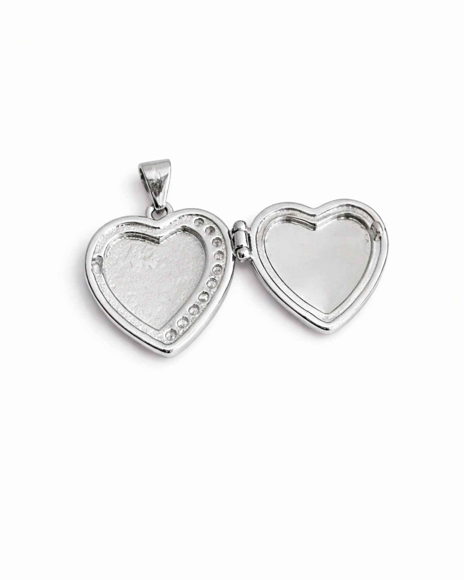 Heart-shaped silver medal