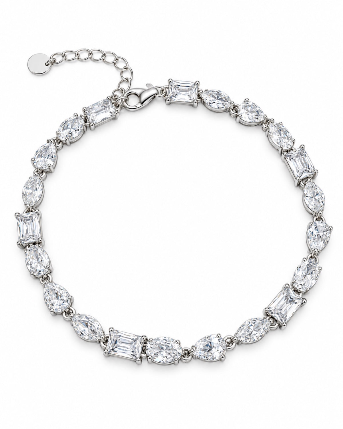 Pulseira Brilhos em Prata