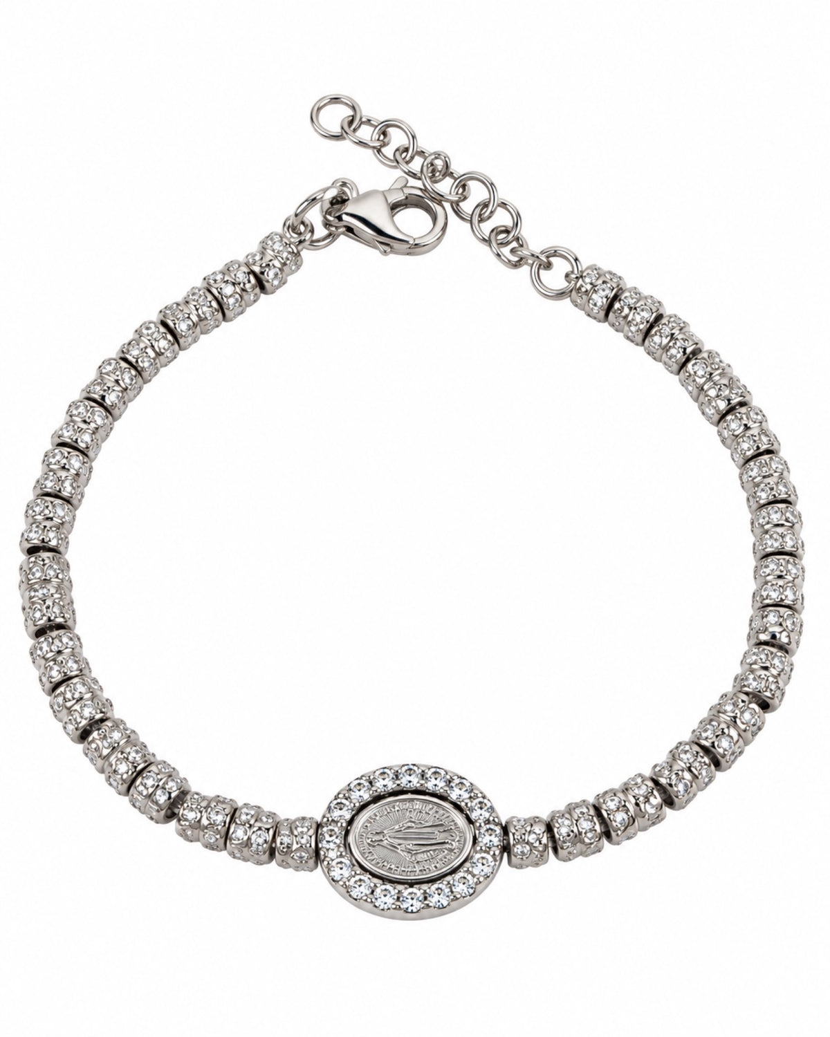Pulseira Sra. das Graças em Prata