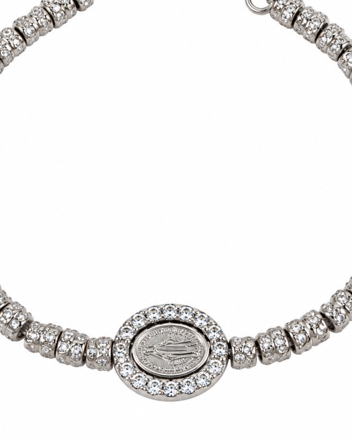 Pulseira Sra. das Graças em Prata