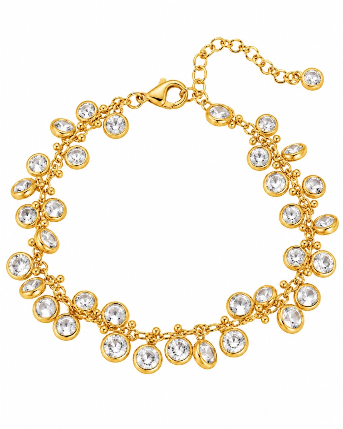 Simple Gold-Plated Silver Bracelet