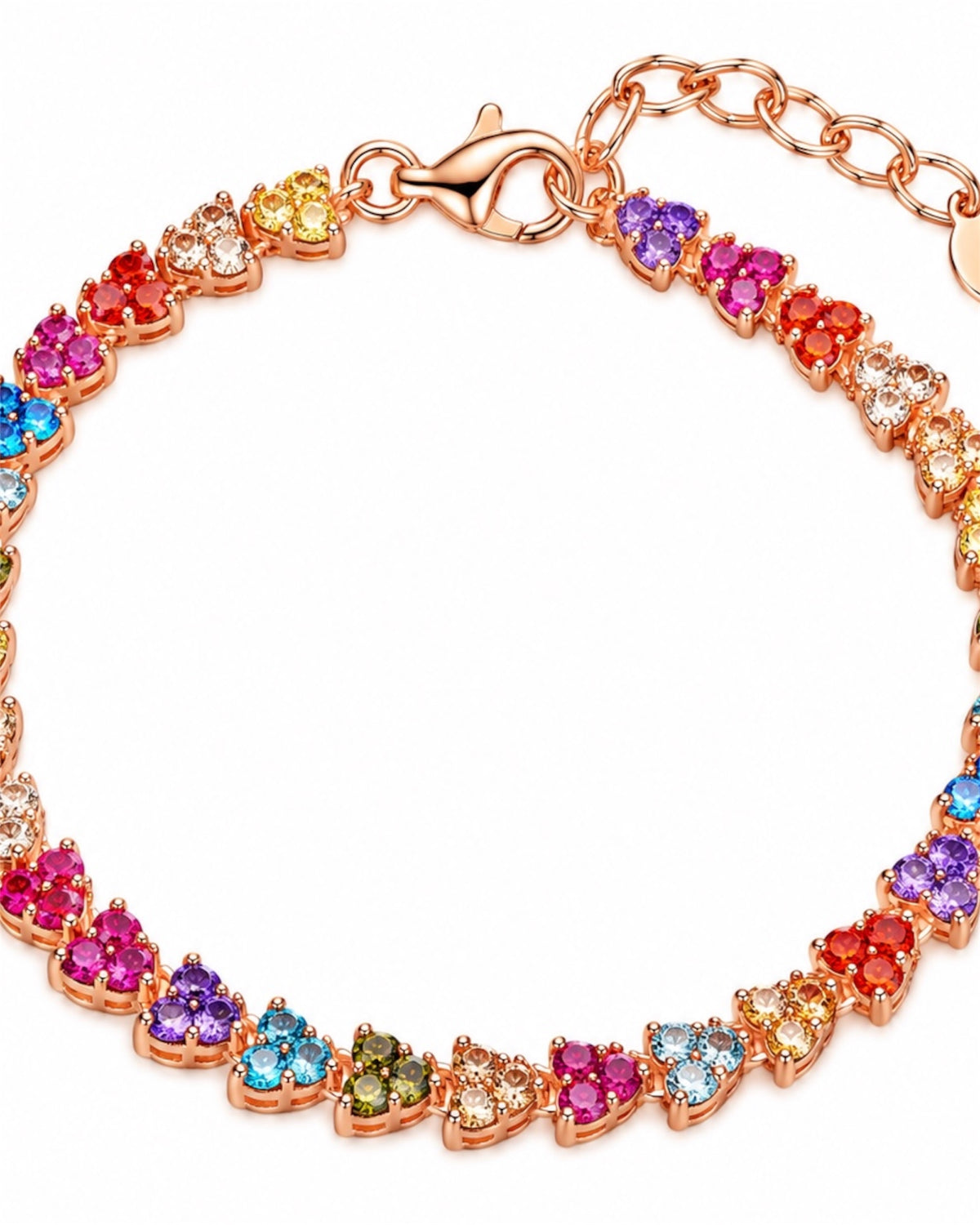 Pulseira Corações Coloridos