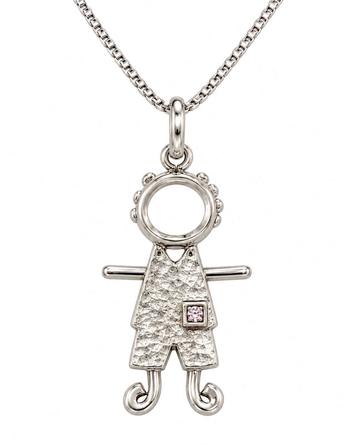 "Boy" Necklace in Silver