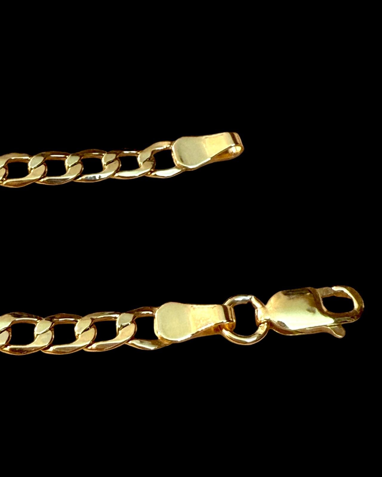 Pulseira Corrente Masculina em Ouro