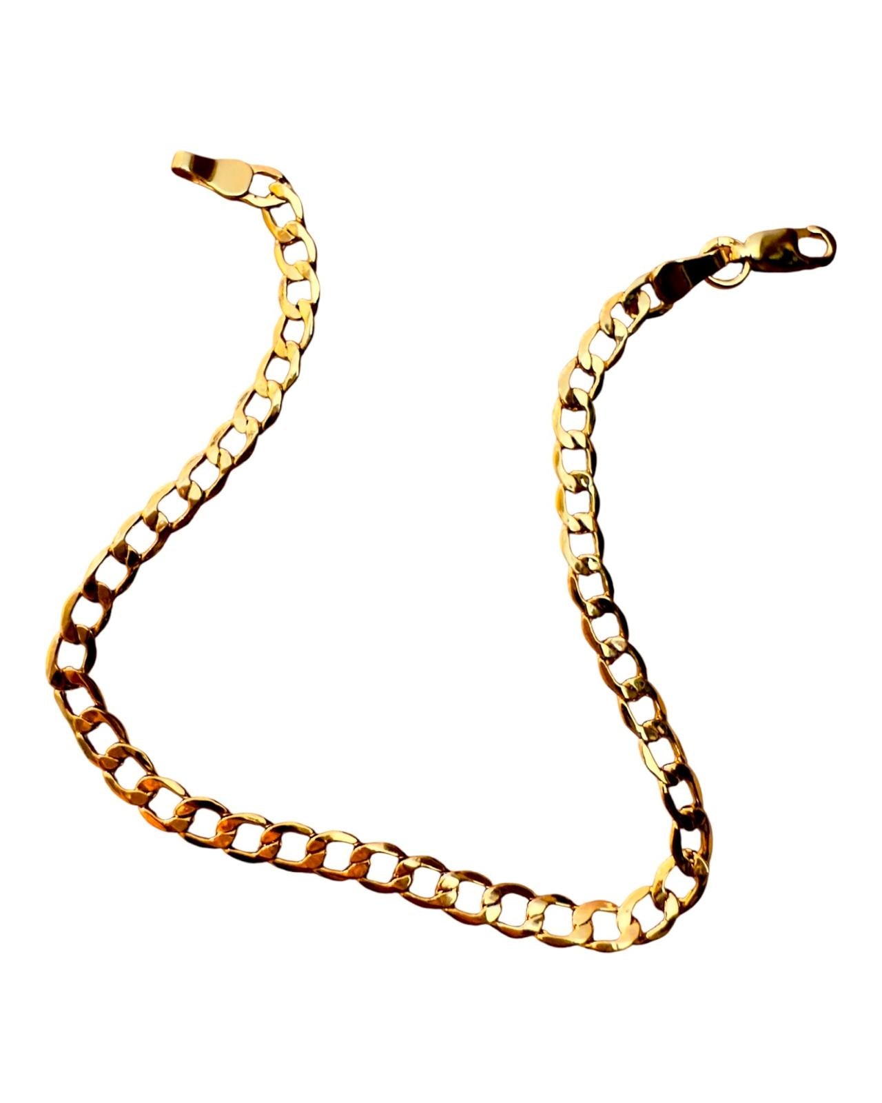 Pulseira Corrente Masculina em Ouro