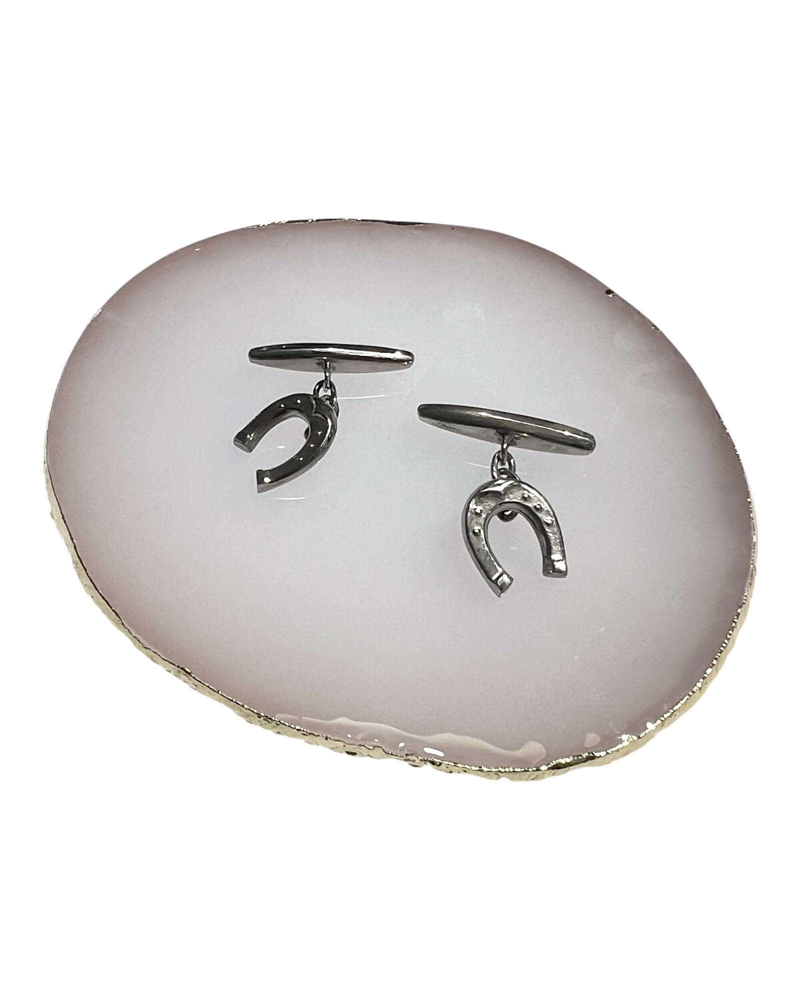 Silver Horseshoe Cufflinks