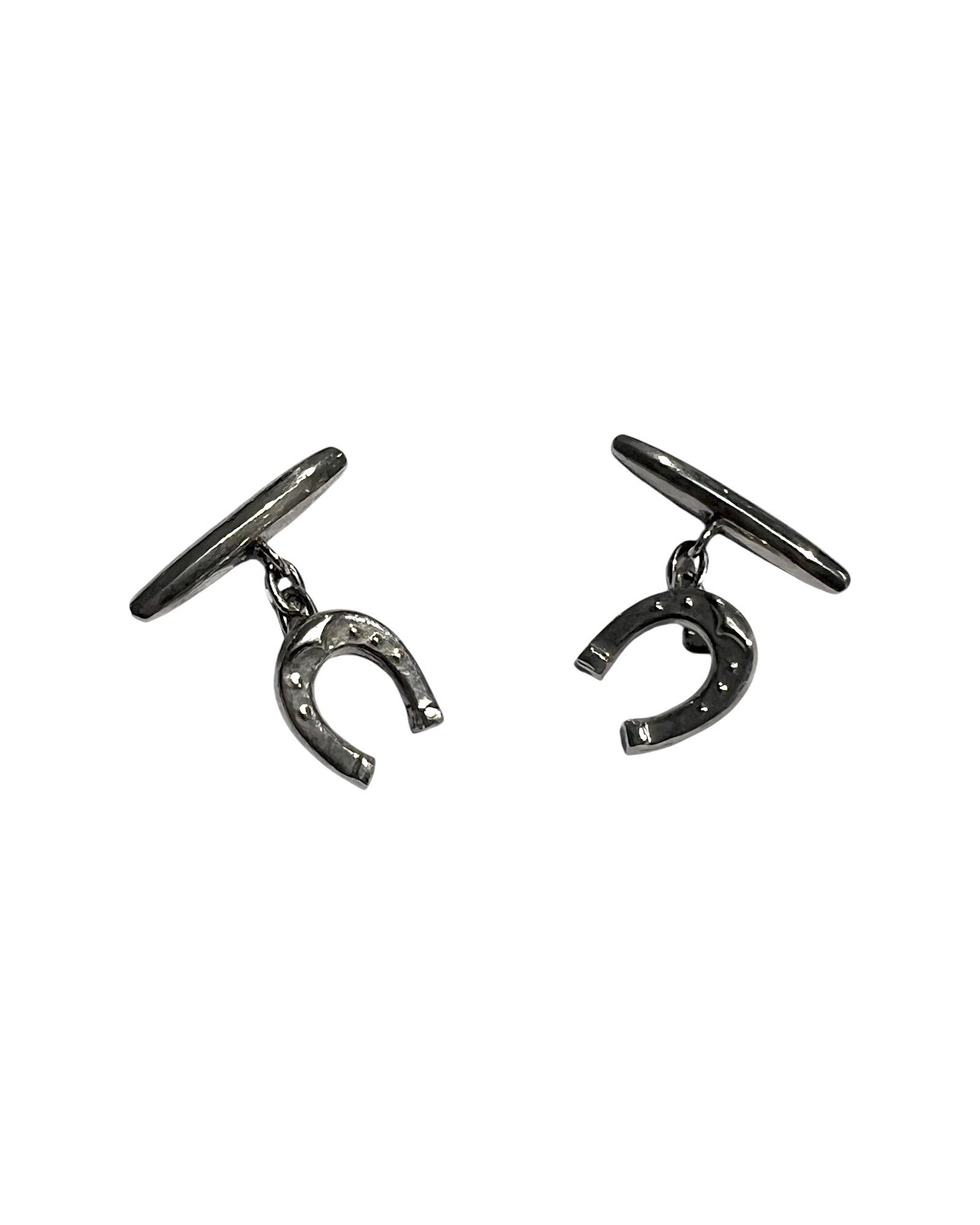 Silver Horseshoe Cufflinks