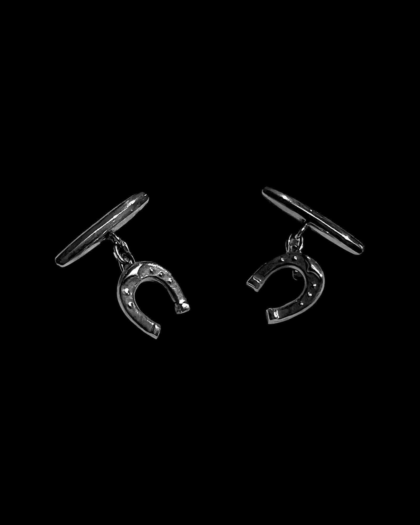 Silver Horseshoe Cufflinks