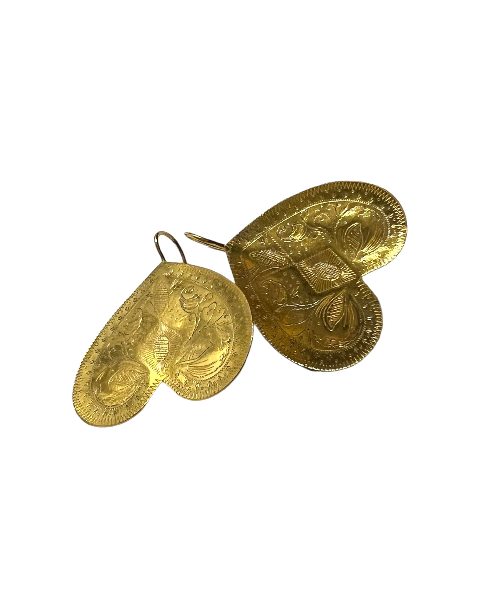 Gold Plated Butterfly Earrings