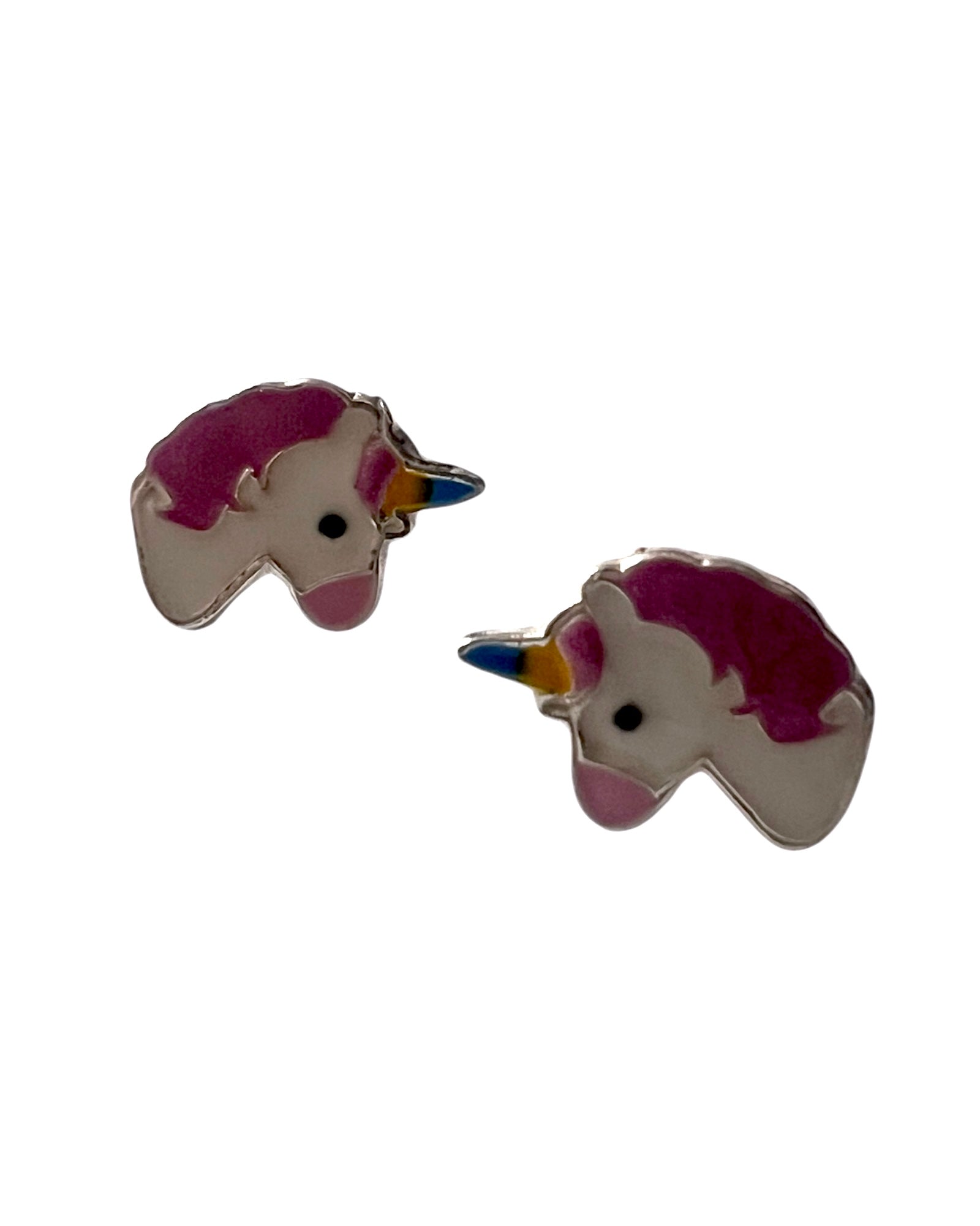 Unicorn Earrings in Silver
