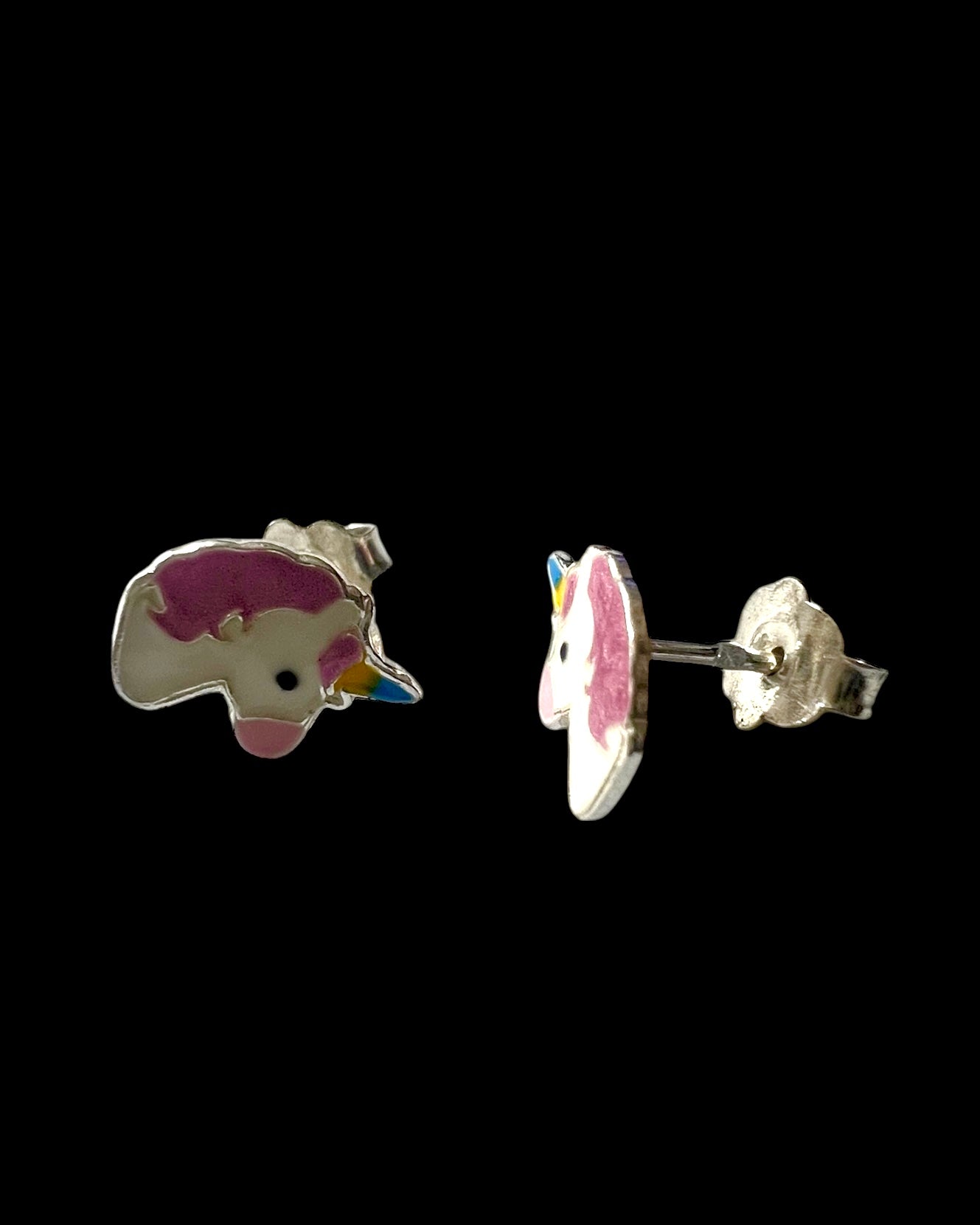Unicorn Earrings in Silver