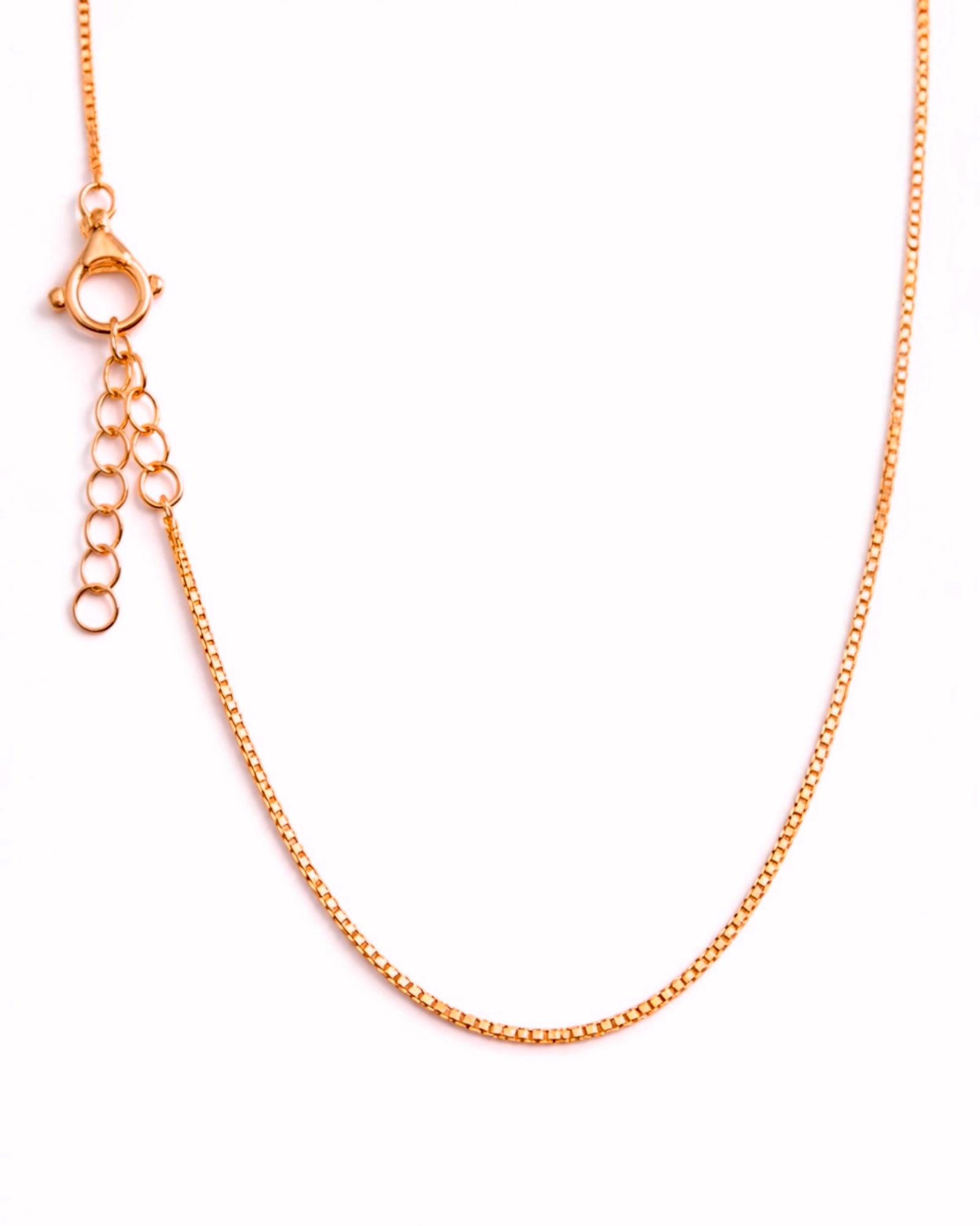 Colar Simples em Prata Rosa - 46cm