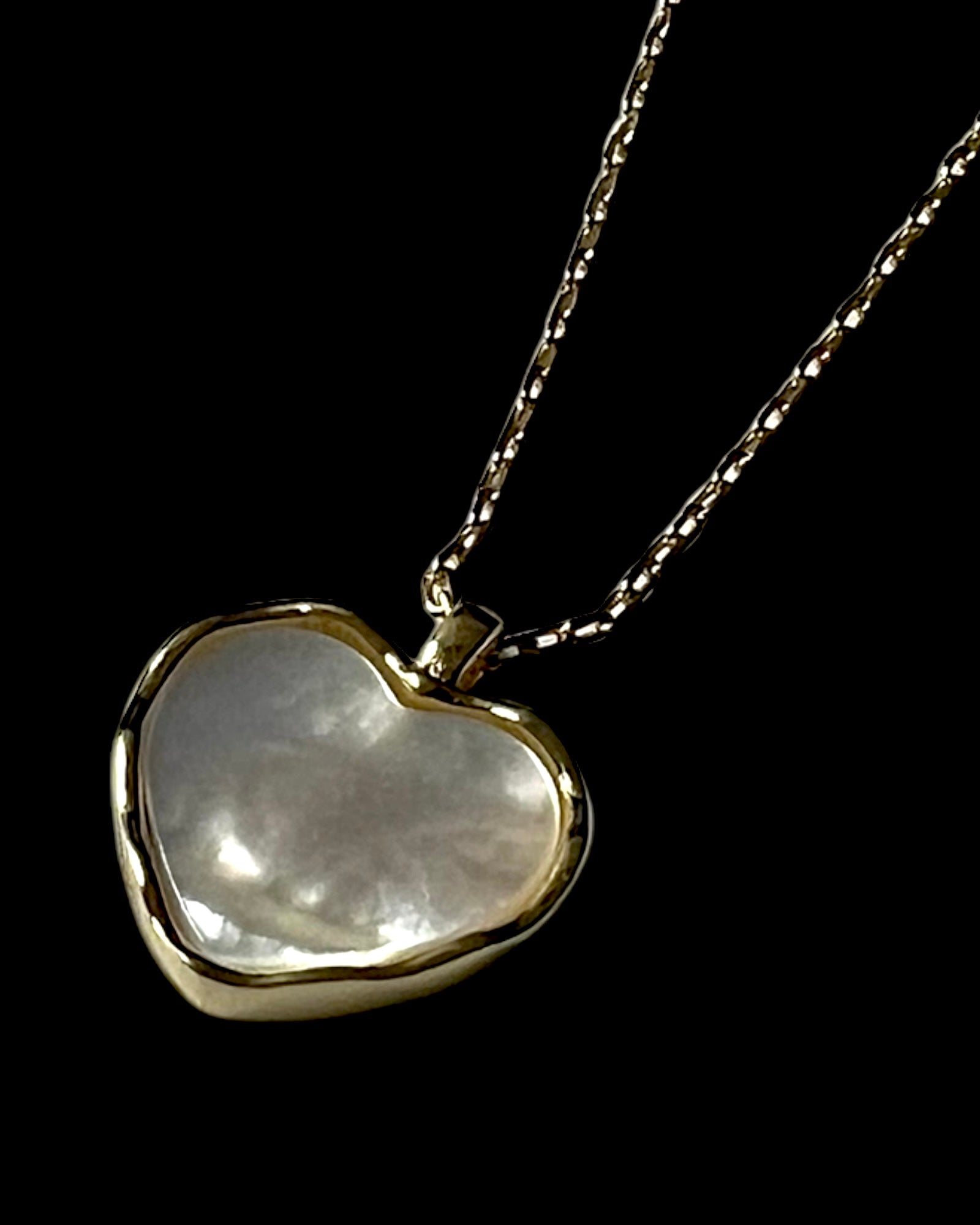 Gold Plated Silver Heart Necklace