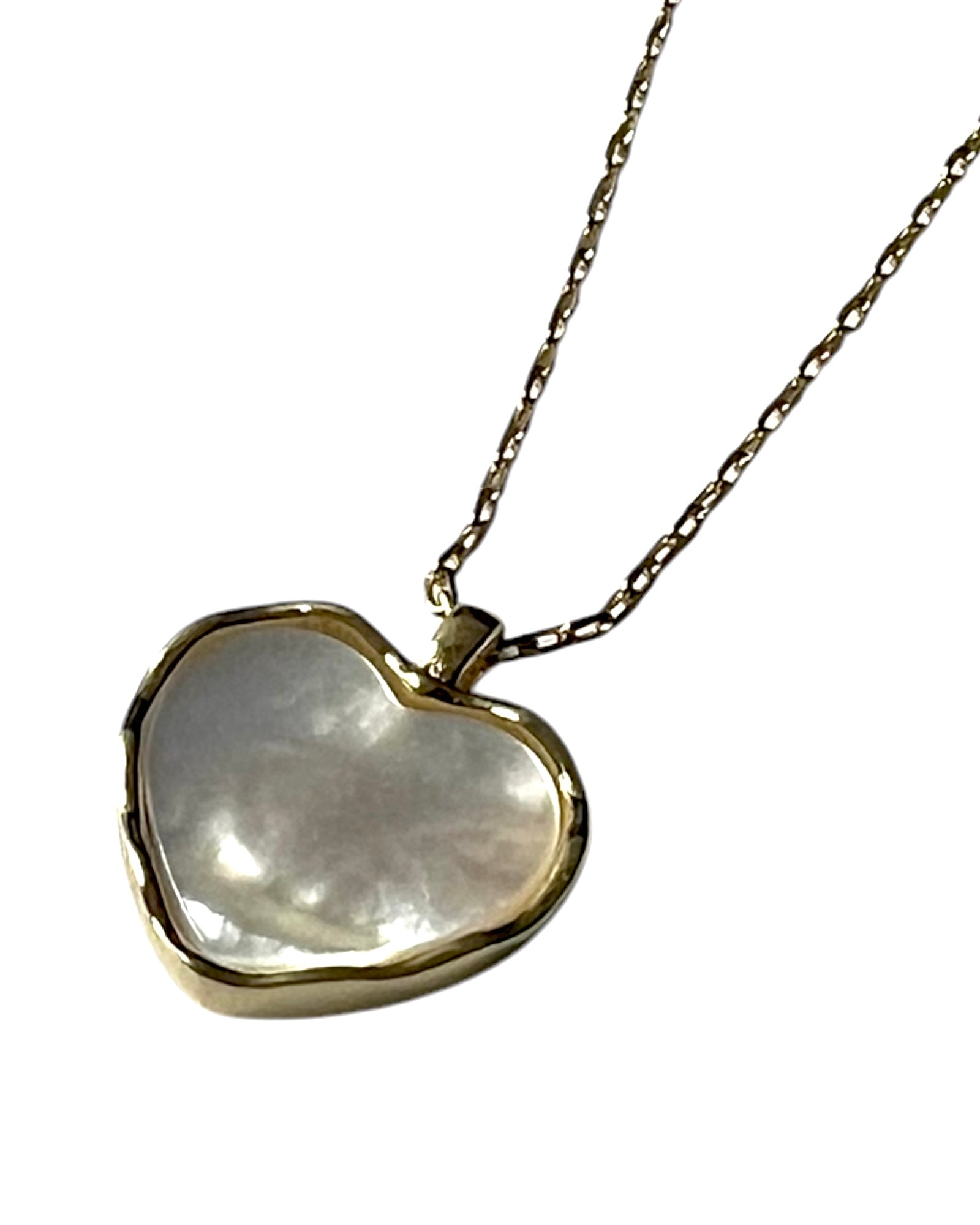 Gold Plated Silver Heart Necklace