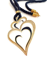 Heart of Viana Necklace 22 With Blue Enamel