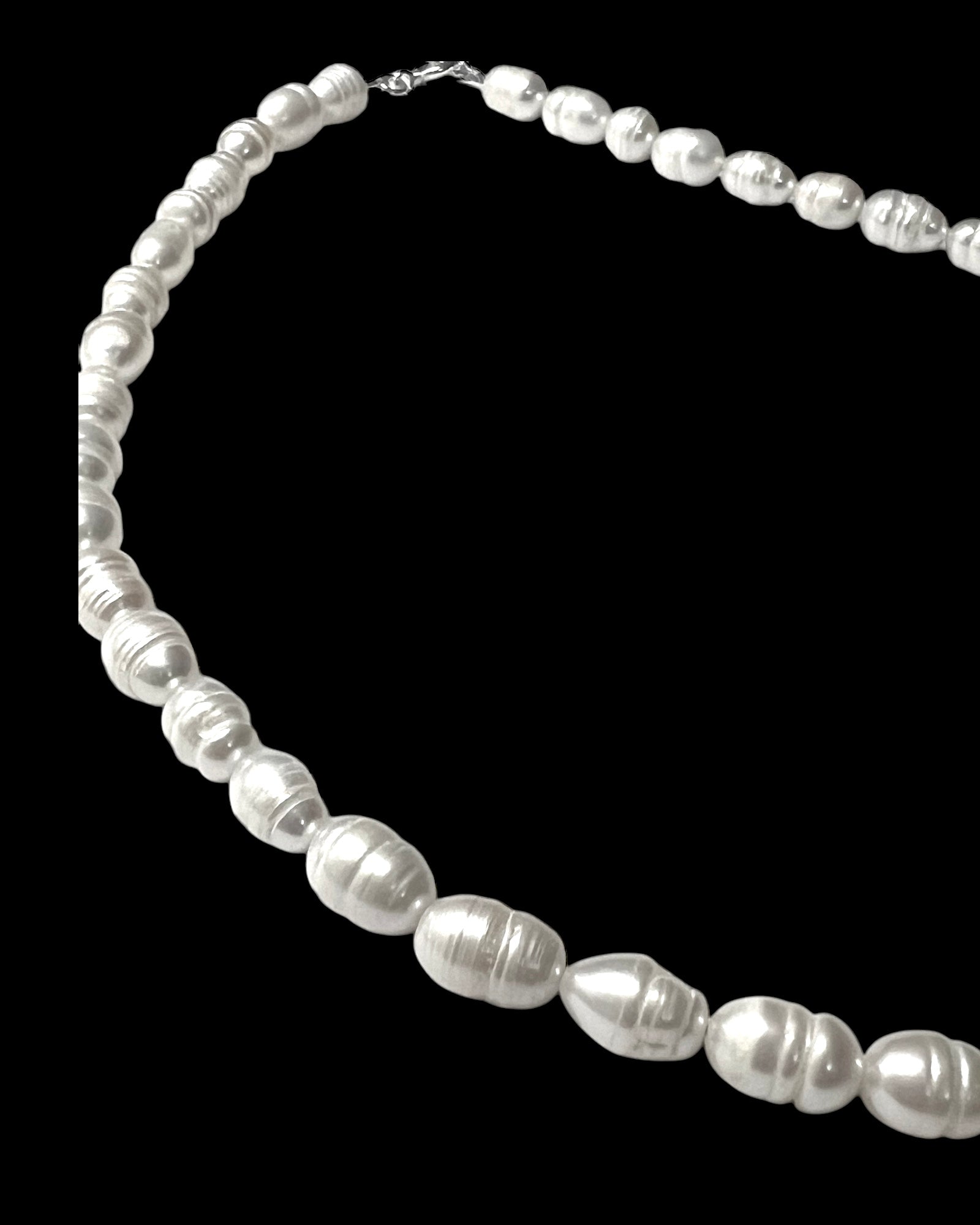 Silver Pearl Necklace