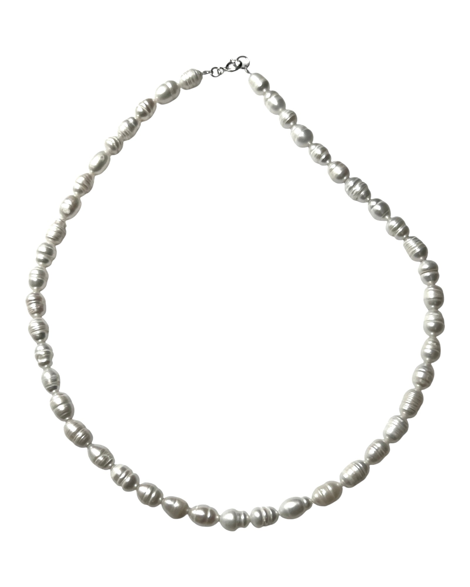 Silver Pearl Necklace