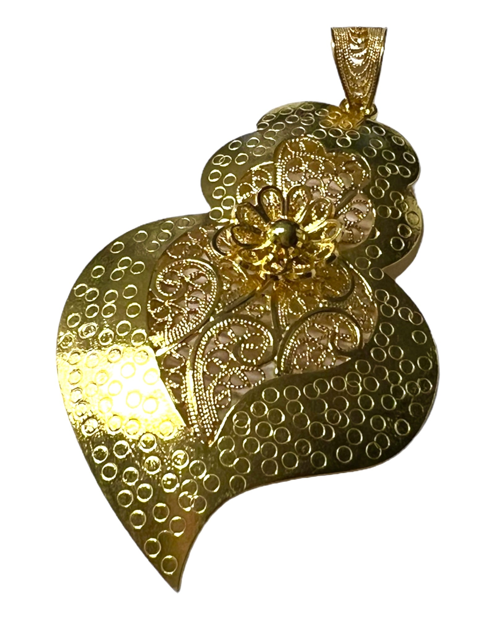 Heart of Viana Medal in Gold Plated Silver