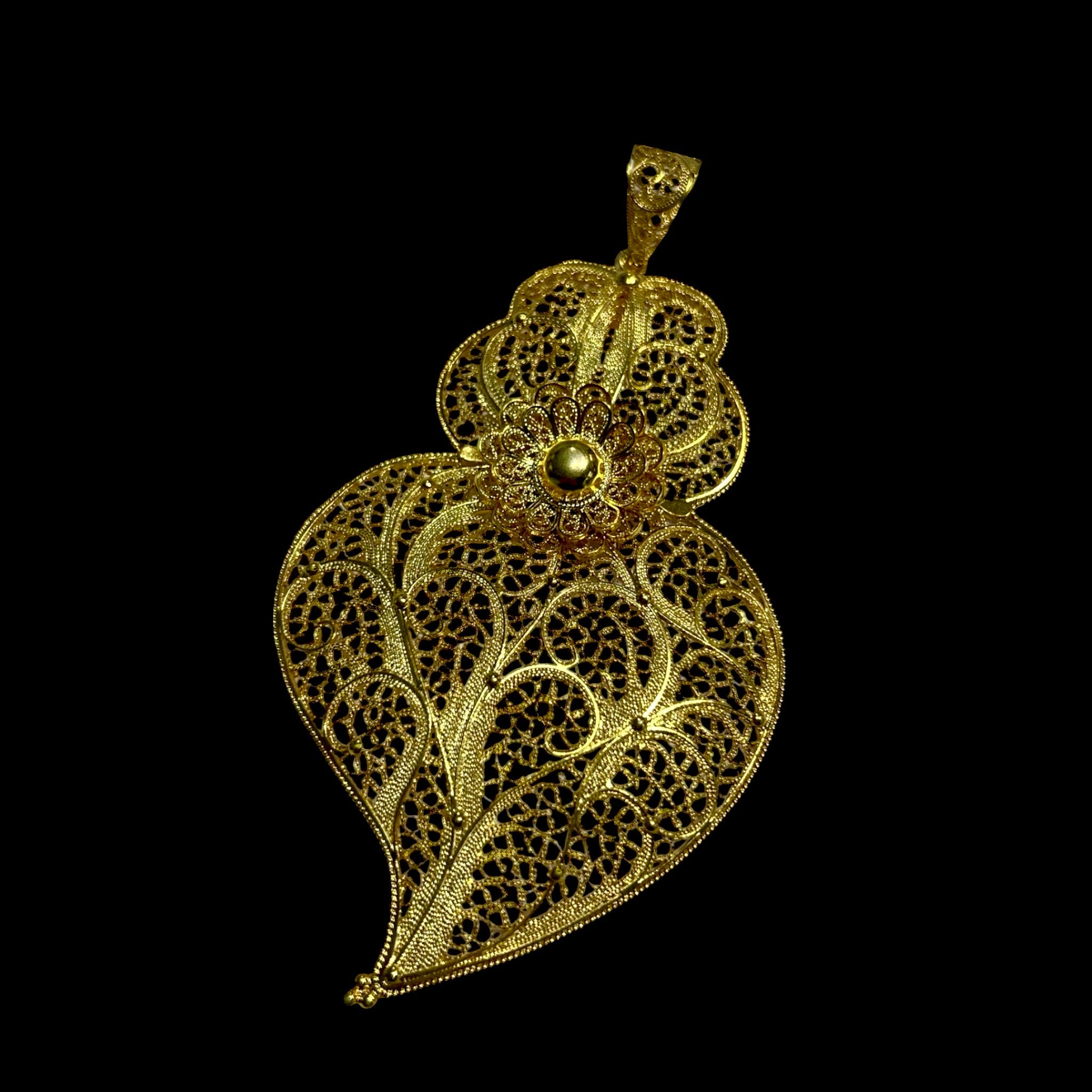 Heart of Viana Medal in Gold Plated Silver
