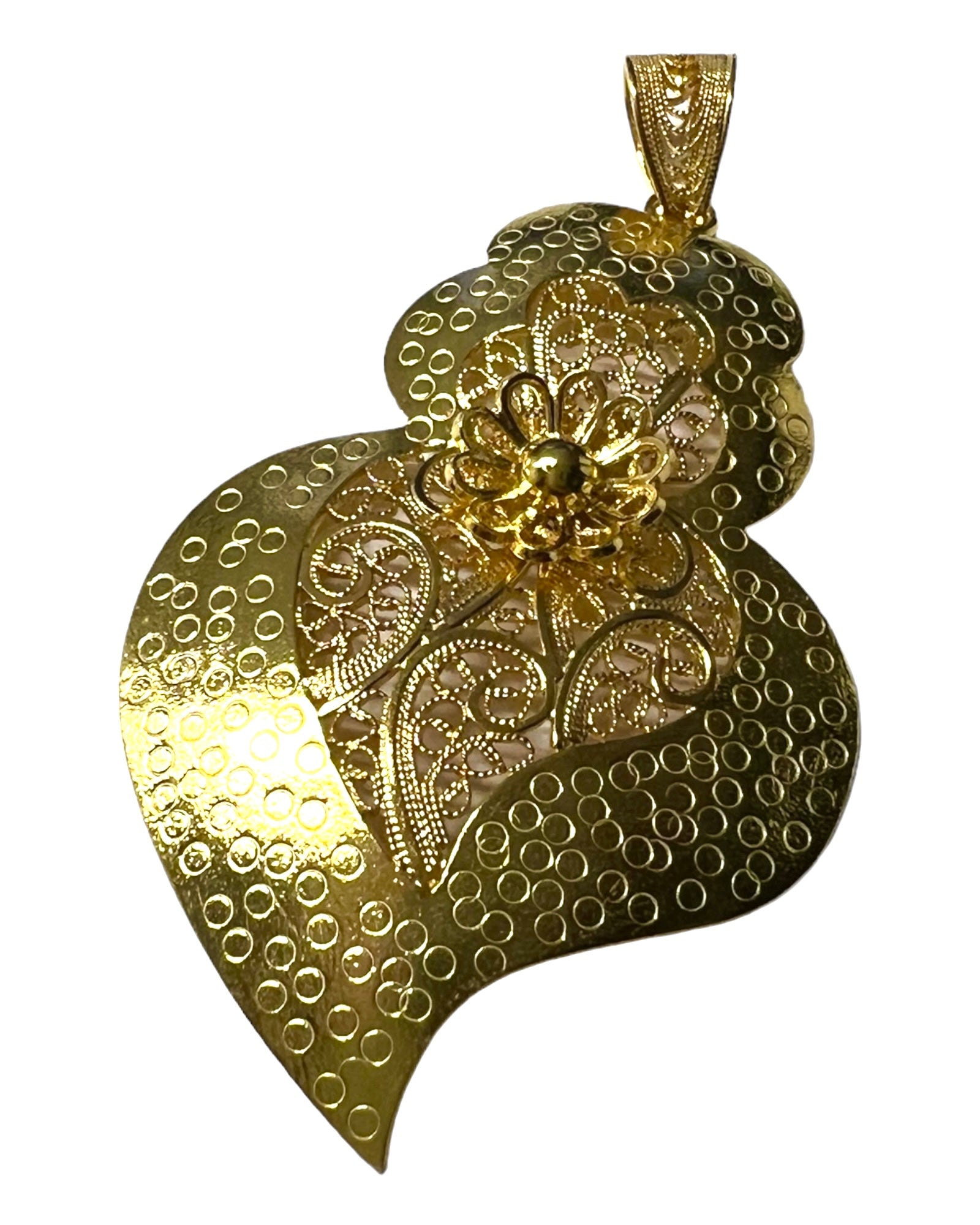 Heart of Viana Medal in Gold Plated Silver