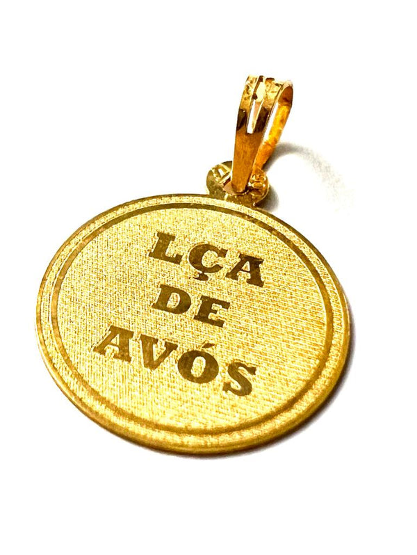 Medalha Lça de Avós em Ouro 19kl