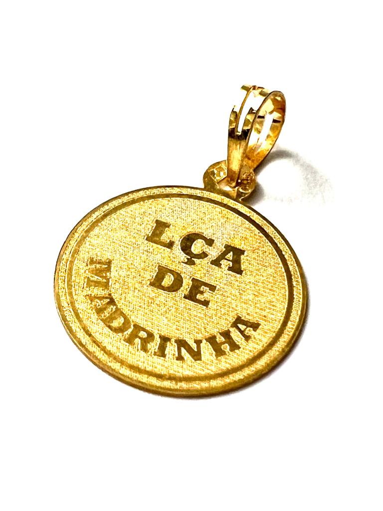 Medalha Lça de Madrinha em Ouro 19kl